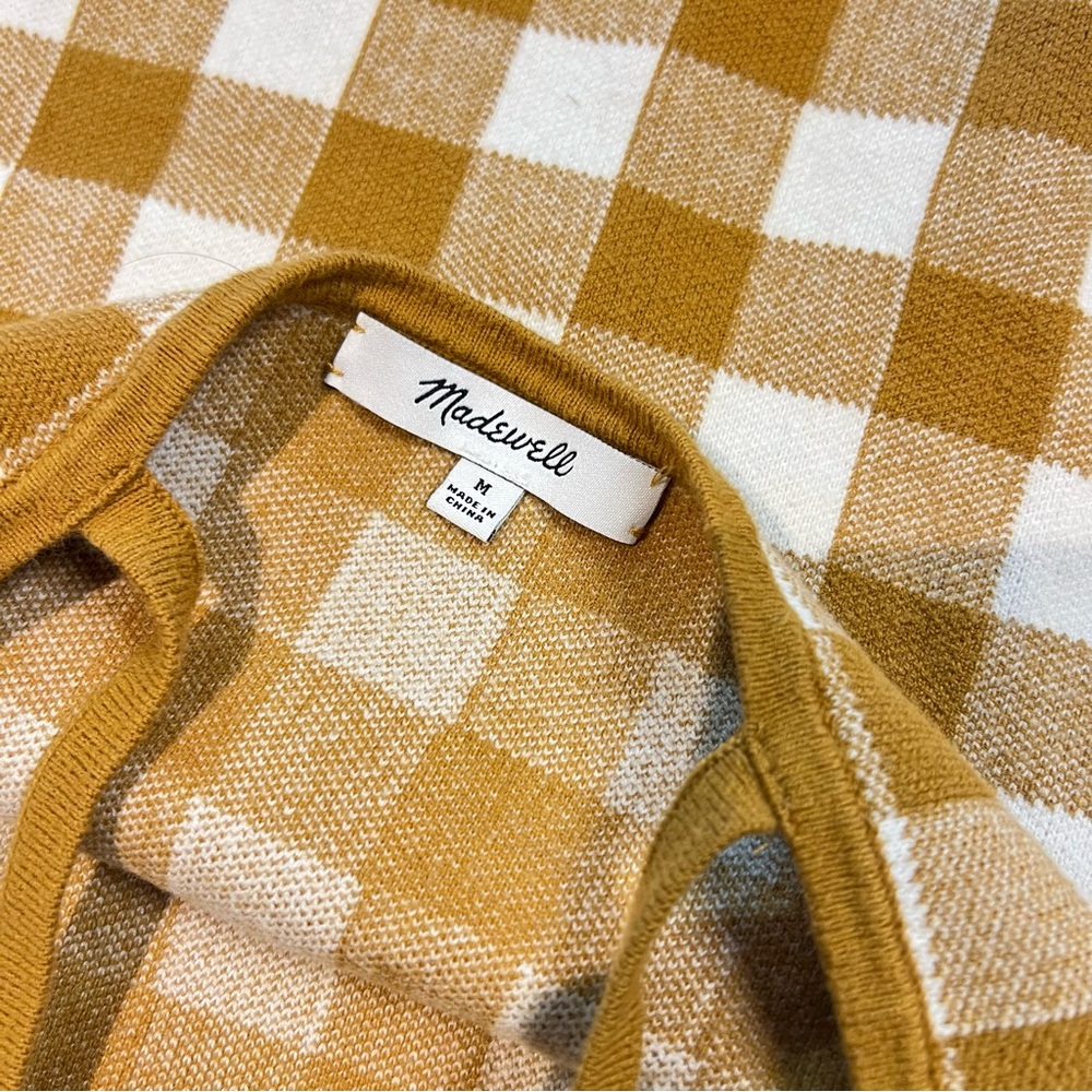 Madewell Gingham Sweater Tank - Picture 3 of 5